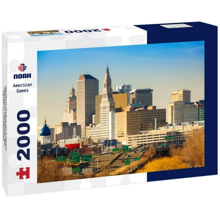 Noah Jigsaw Puzzle Hartford skyline on a sunny afternoon. Hartford is the capital of Connecticut 2000 pieces