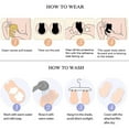 thumbnail image 4 of 3 Pairs Invisible Bra Adhesive Strapless Bra Push Up Sticky Bra Lift Nippleless Covers Rabbit Bra Breast Pasties, 4 of 5
