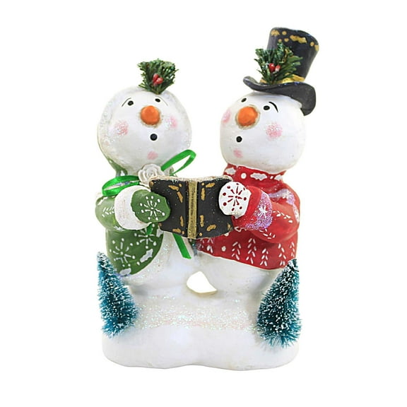 Charles Mcclenning Caroling Polyresin Snowmen Singing Christmas 24153