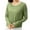 Green 02, variant on Maplenight Sun Protection Long Sleeve Shirts for Women Crew Neck Fit Tops Workout Hiking Running Athletic Tops