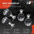 thumbnail image 5 of A-Premium 4Pcs Front Upper Lower Ball Joint Kit Compatible with Toyota Tacoma 2005-2018, 5 of 7
