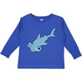 thumbnail image 3 of Inktastic Cute Hammerhead Shark Boys or Girls Long Sleeve Toddler T-Shirt, 3 of 5