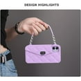 thumbnail image 3 of for iPhone X/XS Wallet Case ,Crossbody Phone Case with Lanyard Strap Cute Wallet Case Flip Folio Credit Card Holder Soft Silicone Girls Lady Handbag Case for iPhone X/XS Purple, 3 of 14
