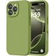 thumbnail image 1 of Funda de Silicona Premium, Forro de Microfibra Suave, para iPhone 16 Pro de 6.3 Pulgadas, Verde Cedro, 1 of 7