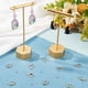 thumbnail image 4 of 1 caja de 50 juegos de accesorios para aretes de acero inoxidable chapados en oro de 24 quilates con cierre de palanca, ganchos para aretes franceses, accesorios con anillos de salto, 4 of 9