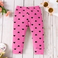 thumbnail image 5 of Splozh Newborn Clothes for Girls, Baby Girls Heart Print Ribbed Bow Romper Pants Headband Set 3 Piece Set,Hot Pink,6-9 Months, 5 of 8