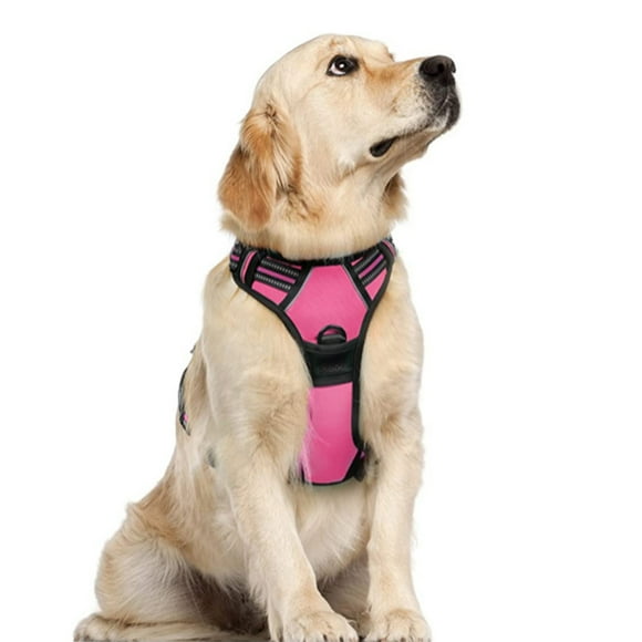 No Pull Dog Harness Front Clip Heavy Duty Reflective Easy Control Handle for Medium Dog Walking