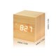 thumbnail image 4 of Cubo De Madera Moderno Diseño Digital Led Despertador De Escritorio Control De Voz Termómetro Temporizador Calendario seitruly HA025891-04, 4 of 5