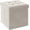 Cream White, variant on Small Storage Ottoman, Folding Ottoman Cube, 15 x 15 x 15 Inches, Footstool, Footrest, 11 Gal. (43 L), Velvet Surface, for Bedroom, Living Room, Dorm, Cream White ULSF227W01