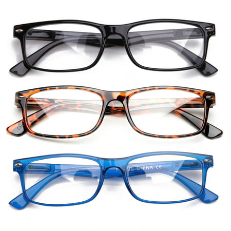 Newbee Fashion - Unisex Translucent Simple Design No Logo Clear Lens Glasses