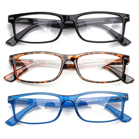 - Newbee Fashion - Unisex Translucent Simple Design No Logo Clear Lens Glasses