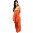 thumbnail image 1 of Robe Longue Maxi Boho pour Femmes Grande Taille, Dos Nu, Été, Plage, Combinaison Décontractée Sans Manches, 1 of 2