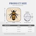 thumbnail image 2 of Kdxio Honey Bee Print 2-Piece Sun Shade Front Windshield - Foldable Car Front Window Sunshades for Most Sedans SUV Truck, 2 of 6