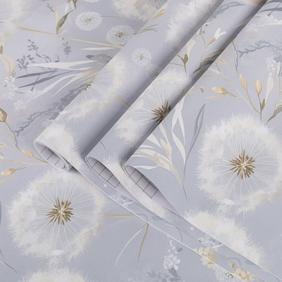 UMIGGEE Floral Wallpaper Peel and Stick Floral Wall Wallpaper Self Adhesive Flower Wallpaper Contact Paper 17.3-in x 118-in Home Decor Wall Covering Old Furniture Renovation