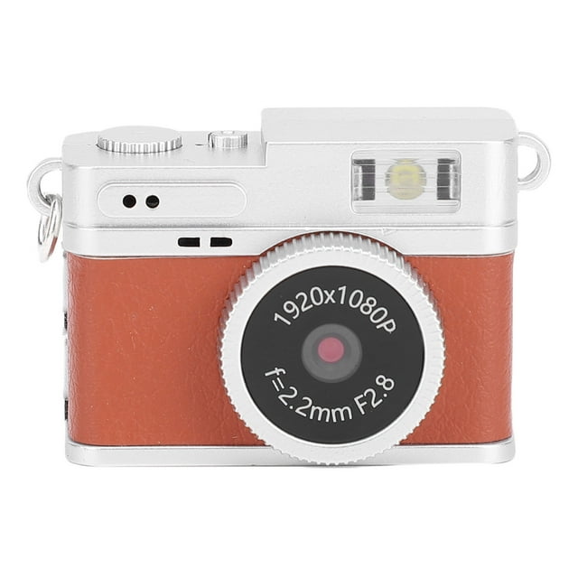 Keychain Digital Camera, 2MP 1080P 70 Lens Angle Small Digital Cam Type C Rechargeable Compact Vlog Travel Camara for Teens School Travel