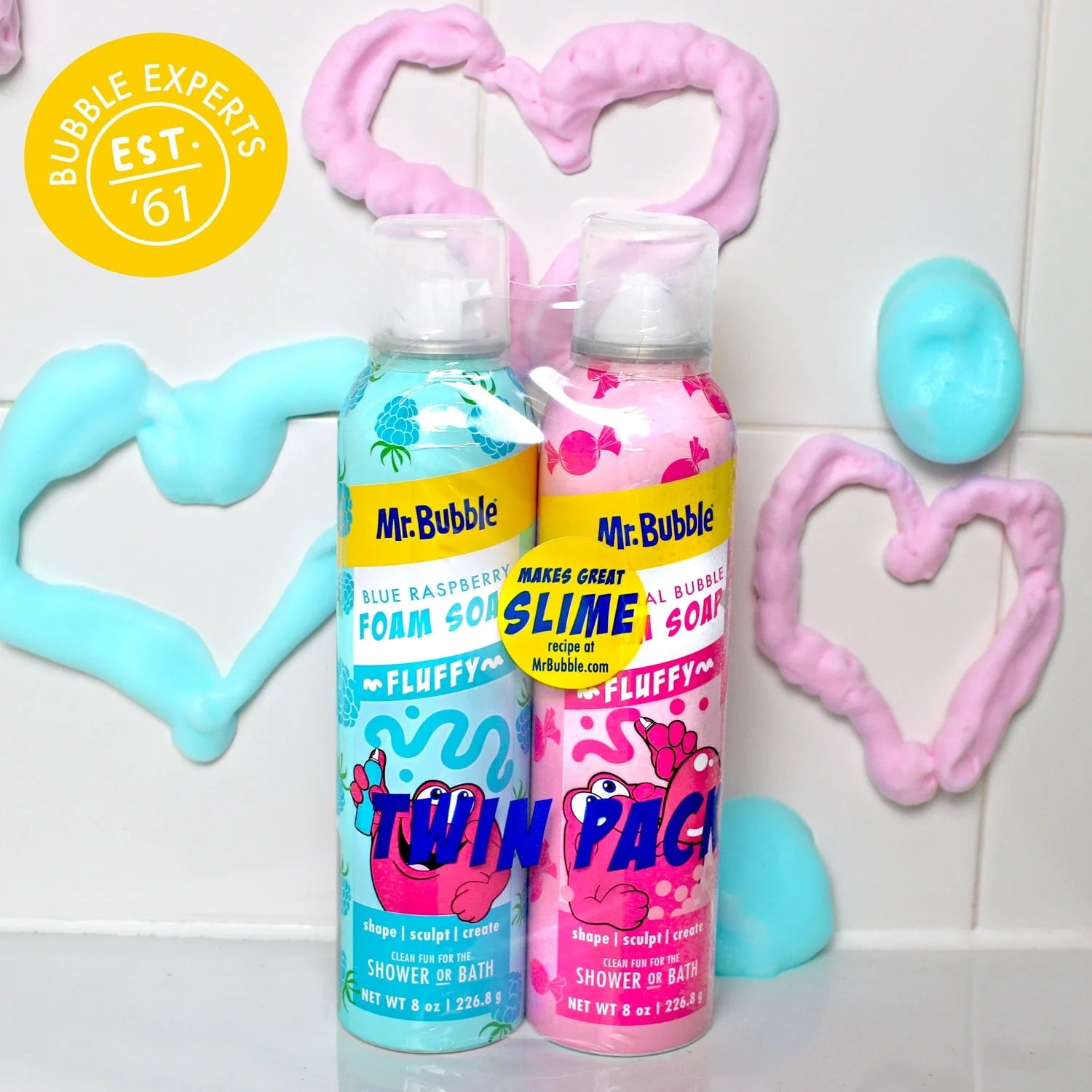 Mr. Bubble Foam Soap, Original Bubble 8 OZ (Pack of 3)