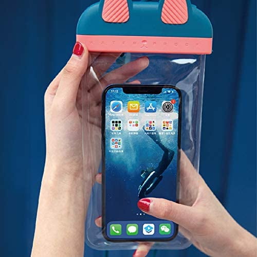 Lot de 3 pochettes étanches pour téléphone portable - Pour sports nautiques - Natation - Avec