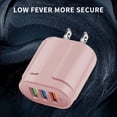 thumbnail image 5 of Compact 3-Port USB Wall Charger with 5V2A Fast Power Adapter for Multiple Device Charging, 5 of 5