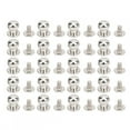 thumbnail image 3 of Filfeel 20Pcs Copper Nail Rivets 9 X 8mm DIY Copper Rivets Round Head Nipple Nail Bag Shoes Accessories For Leather Craft Decoration Bag Shoes Repairs, 3 of 8