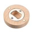 thumbnail image 1 of Abrebotellas de cerveza Uxcell de madera magnético para nevera, herramienta de bar adecuada para nevera, muebles, madera, 1 of 6