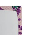 thumbnail image 3 of Ambesonne Lavender Pattern Fitted Sheet, Botany Artwork, Full Size, Jade Green and Purple, 3 of 5