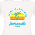 thumbnail image 4 of Inktastic Summer Enjoy the Sunshine Jacksonville Florida in Blue Boys or Girls Long Sleeve Baby Bodysuit, 4 of 5