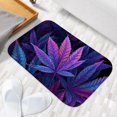 thumbnail image 6 of 1pc Colorful Leaves Absorbent Non-Slip Bathroom Thickened Flannel Rug Decor,Soft,Quick Drying,Suitable For Indoor/outdoor Use,Bathrooms,Bedrooms,Kitchens,Terrace,Laundry Rooms,16"x24", 6 of 9