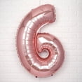 thumbnail image 4 of Efavormart Blush 40" tall Alphabet Letters / Number Foil Balloons Party Wedding Decorations Graduation New Year Party- 8, 4 of 5