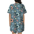 thumbnail image 3 of Naloa Dachshund Dog Puppy Women's Short-Sleeved Pajama Set, Loungewear, Summer pajamas, Breathable Cozy - 3X-Large, 3 of 9