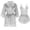 01 White, variant on Lounge Sets for Women Short Satin Robe Lace Trim Silk Set Bridesmaid Robes for Bride Wedding Party Nightgown