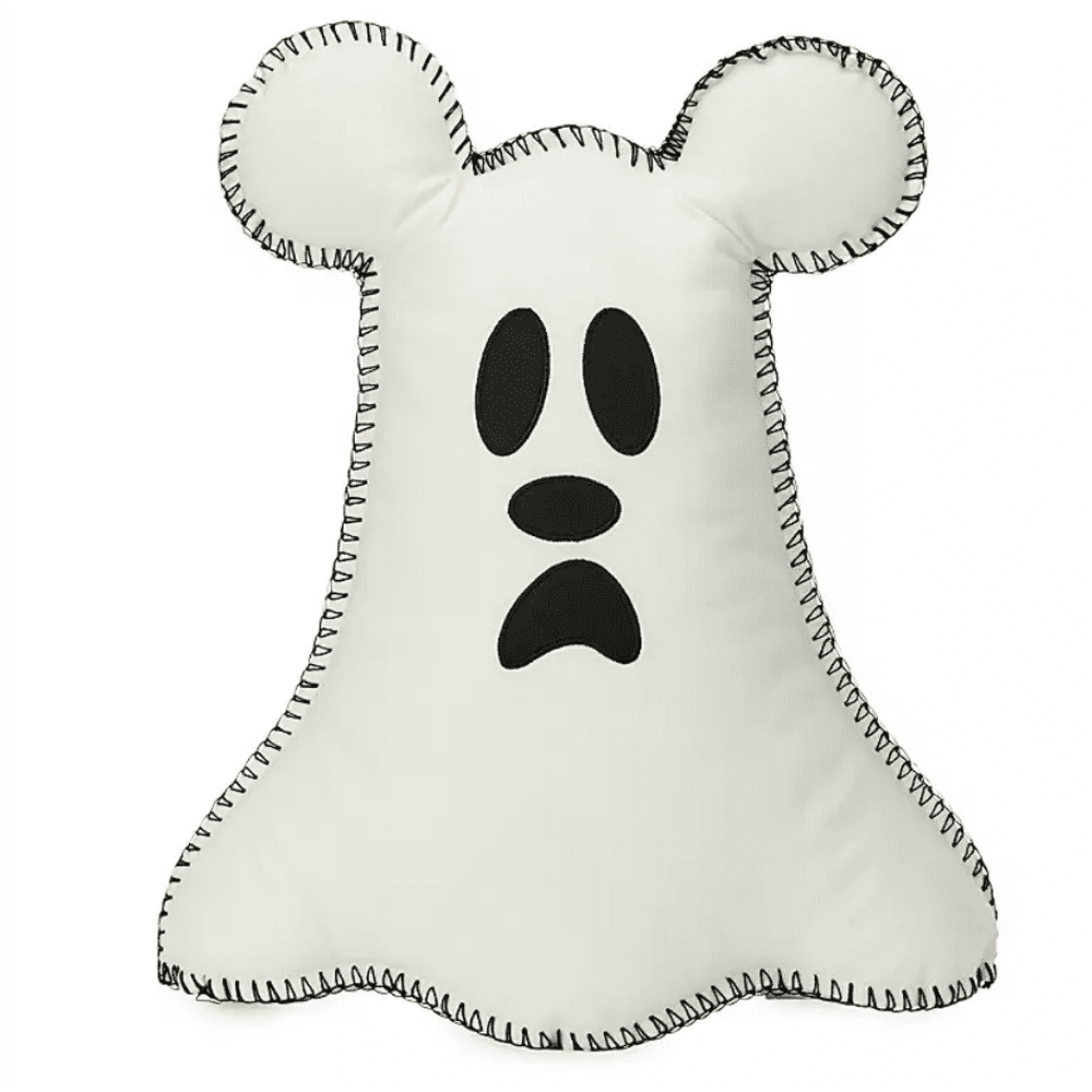 Disney Parks Halloween Mickey Mouse Ghost Pillow Boo to You New with