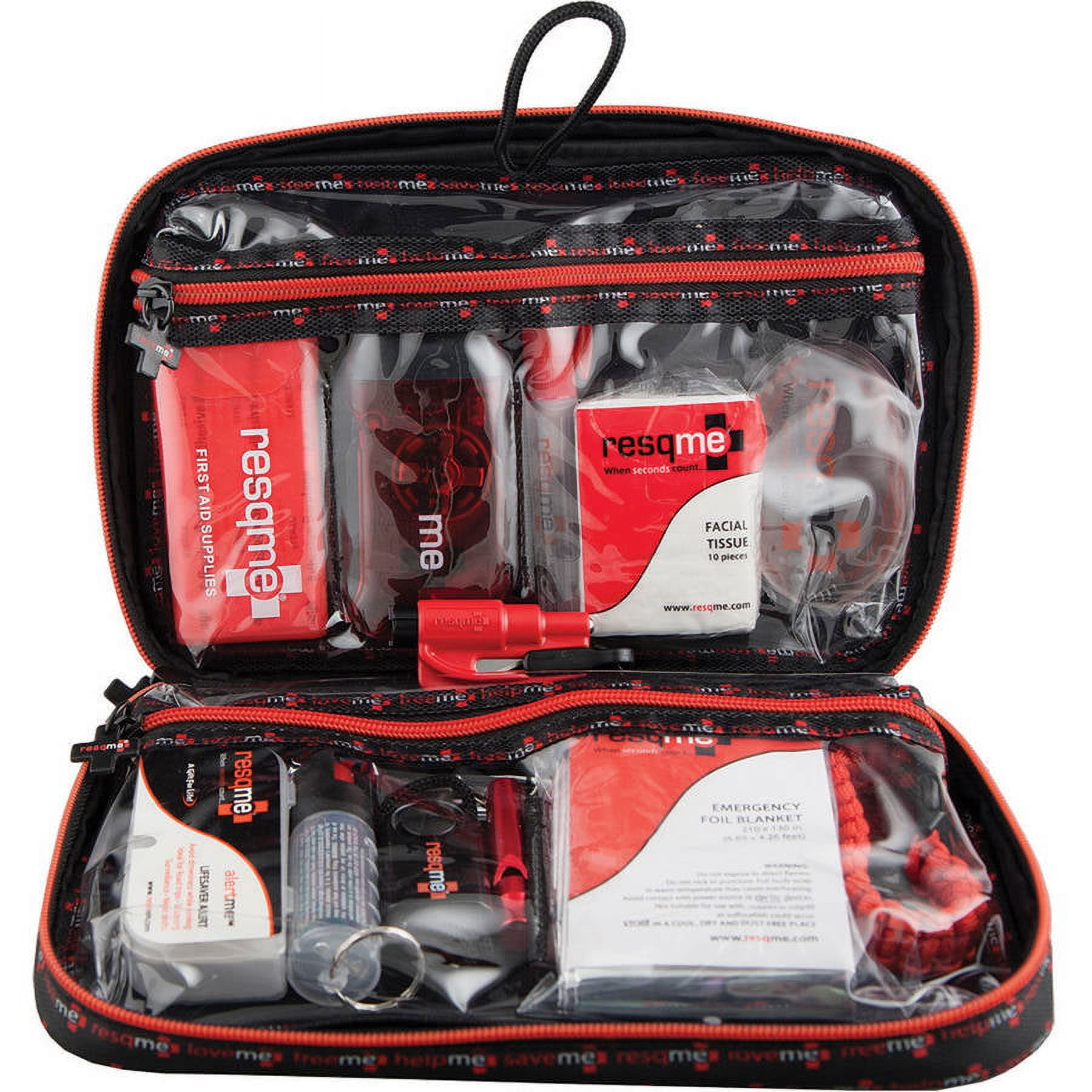 resqme prepareme The Mini Toolbox (57 Piece) Lifesaver Survival First Aid Kit