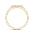 thumbnail image 2 of ANGARA Natural Diamond Curved Wedding Ring in 14K Yellow Gold for Women (Size-1.35mm | Color-H | Clarity-SI2) | April Birthstone, Birthday, Anniversary, Jewelry Gift for Women | Natural Diamond Ring, 2 of 10