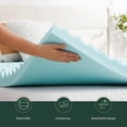 thumbnail image 3 of Rest Haven 2" 5-Zone Memory Foam Mattress Topper, California King, 3 of 7