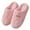 Pink, variant on Aueoeo Cute House Slippers, Women's Cotton Slippers Indoor Warm Winter Slip on Fall Slippers Shoes Thick-Soled Wool Slippers