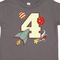 thumbnail image 4 of Inktastic 4th Birthday Outer Space Theme Boys or Girls Toddler T-Shirt, 4 of 5