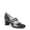 Lux Navy Patent, variant on Women's True Block Heel Mary Jane Dress Pump - Medium & Wide Width