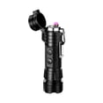 thumbnail image 3 of 4 In 1 Tool 3000°F Windproof Arc + 100ft Beam Flashlight With Strobe Emergency Glass & Device USB C Rechargeable IPX4 Headlight for Bike with Turn Signal Hard Hat Lights Headlamp 325 Stocking Hat with, 3 of 9