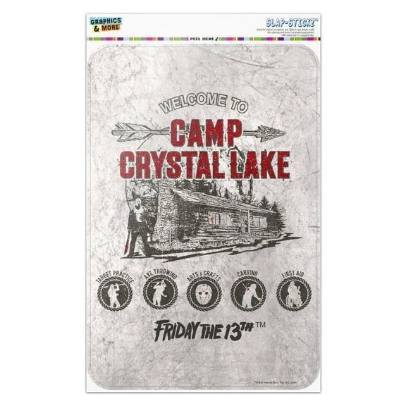 Friday the 13th Camp Crysal Lake Home Business Office Sign