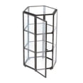 thumbnail image 1 of Candelabro de cristal hexagonal 3D para sala Negro Sunnimix Candelero geométrico 3D, 1 of 8