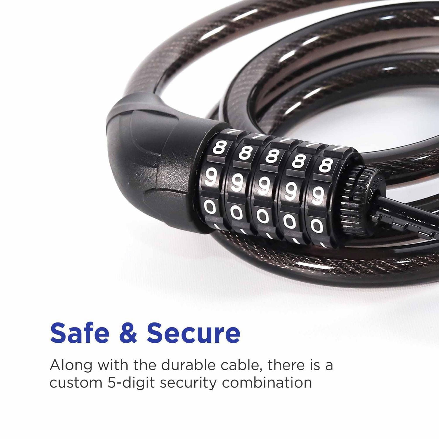 Spiral Cable Bike Lock