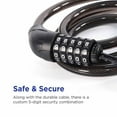 thumbnail image 2 of Spiral Cable Bike Lock, 2 of 5