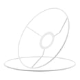 thumbnail image 4 of LEXSOMEO 1 Set Lamp Shade Ring Frame Lampshade Holder Wire Frame DIY Frame Ring for Table Lamp Lampshade Ring Lampshade Frame Holder Frame Ring E27 Lamp Shade Frame, 4 of 5