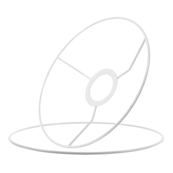 ELAYARD 1 Pair Round Iron Lampshade Frame for Lamp Shade Repair and Home Lighting Accessories