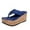 Blue, variant on Utoimkio Thong Flip Flops Sandals for Women Summer Casual Platform Wedge Sandals for Women with Arch Support Summer Casual Walking Shoes