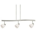 thumbnail image 4 of Vaxcel International TP53411SN 3L Spot Light Pendant With White Wiped Glass - Satin Nickel, 4 of 7
