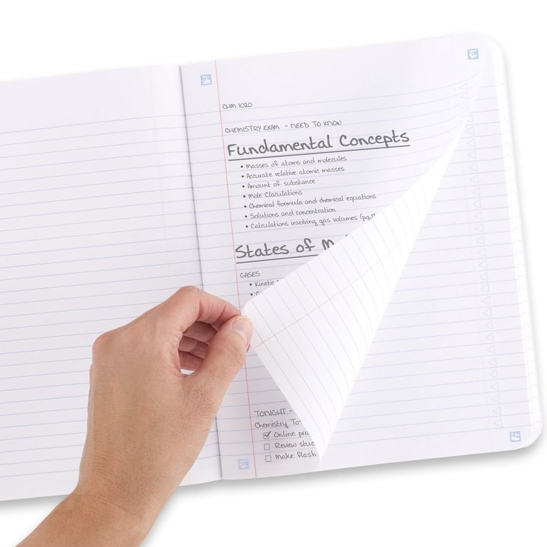 Five Star Composition Book, College Ruled, Letter, Multicolor