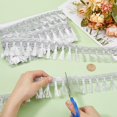 thumbnail image 3 of 13Yds Metallic Fringe Tassel Trim Glitter Lace Trim Ribbon with Tassel 2-1/8 inch(55mm) Wide Edging Trimming for DIY Sewing Crafts Clothing Curtain Tablecloth Skirt Gainsboro, 3 of 9