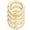 Gold, variant on Silver 5/8" Spring O-Ring Clip (4pcs) – Metal Opening Key Ring Holder for Purse, Bag & DIY Hardware (SCOS)