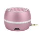 thumbnail image 1 of Altavoz portátil de oro rosa, mini altavoz para teléfono móvil con interfaz de audio auxiliar de 3,5 mm en puerto micro USB de graves de clase, 1 of 5